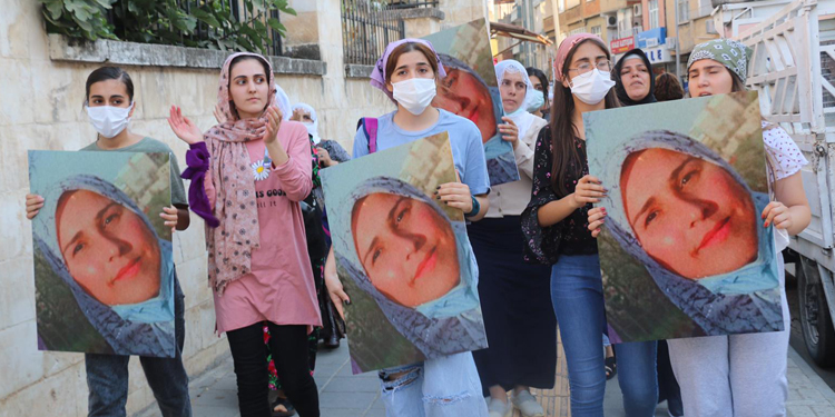 Silvan’da katledilen Ayşe Tayurak için yürüyüş Silvan’da katledilen Ayşe Tayurak için yürüyüş