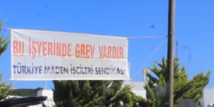 Ünye’de madenciler greve çıktı Ünye’de madenciler greve çıktı