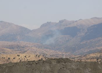 Cudi Dağı’nda yangın