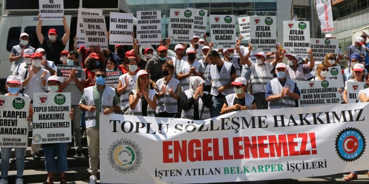 Bel Karper işçileri boykota gidiyor