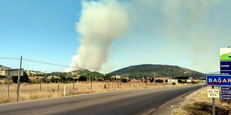 İzmir’de yangın