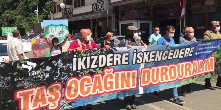 İkizdereliler taş ocağının kapısına dayandı