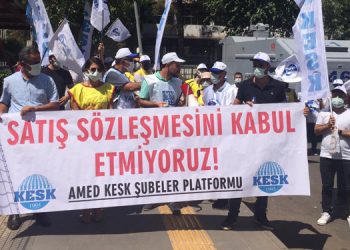 KESK TİS’e karşı iş bıraktı