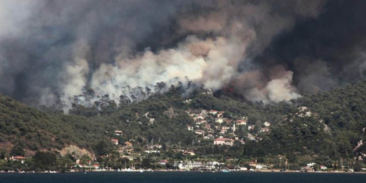 Marmaris’te otelde patlama