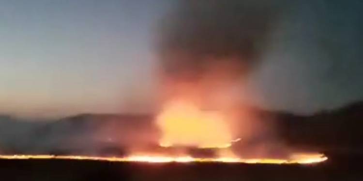 Yüksekova’da Nehil Sazlığı’nda yangın Yüksekova’da Nehil Sazlığı’nda yangın