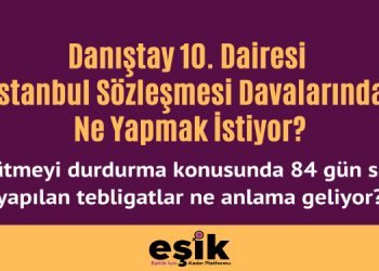 EŞİK: Danıştay kadınların hayatlarıyla oynuyor