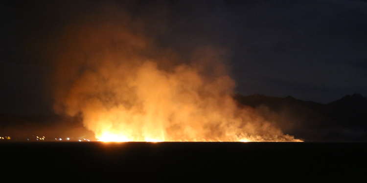Kuş Cenneti yanıyor: 34 saattir müdahale yok Kuş Cenneti yanıyor: 34 saattir müdahale yok