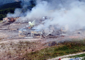 Ovacık’ta bombalama sonucu orman yangını