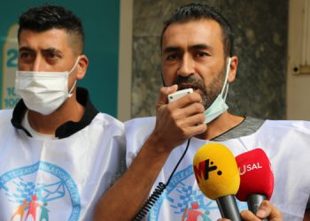 PTT-Sen üyelerine yapılan tehdit protesto edildi