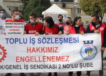 Bakırköy Belediyesi işçileri hakları için direniyor