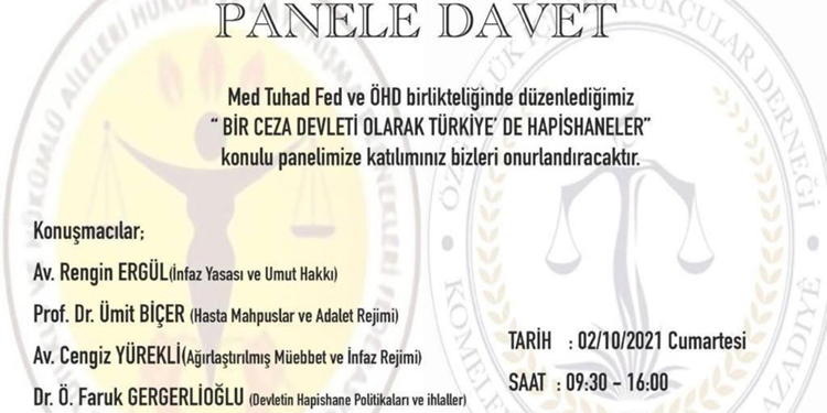 Diyarbakır’da hapishanelere ilişkin panel Diyarbakır’da hapishanelere ilişkin panel