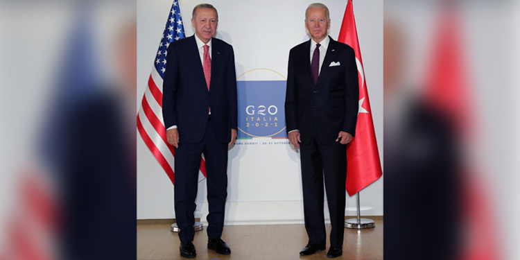 Erdoğan ile Biden görüştü Erdoğan ile Biden görüştü