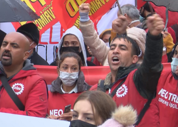 Kartal Meydanı’nda işçi mitingi