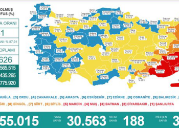 Korona tablosu: 188 vefat, 30 bin 563 yeni vaka