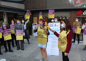 Mor Dayanışma’dan ‘Geçinemiyoruz’ eylemi