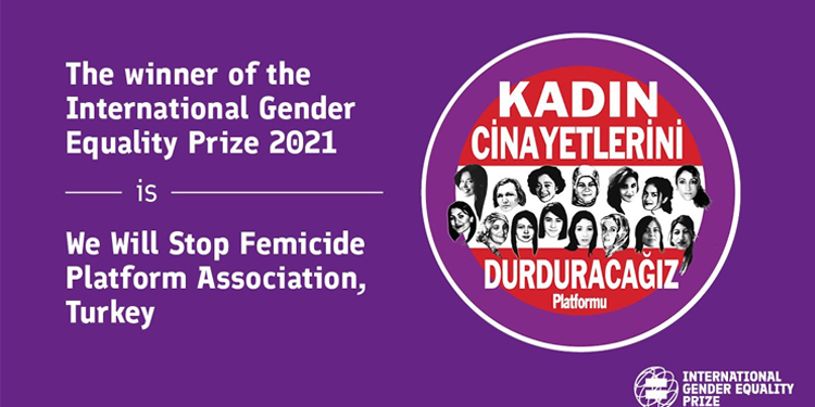 Finlandiya’dan Kadın Cinayetlerini Durduracağız Platformu’na ödül Finlandiya’dan Kadın Cinayetlerini Durduracağız Platformu’na ödül