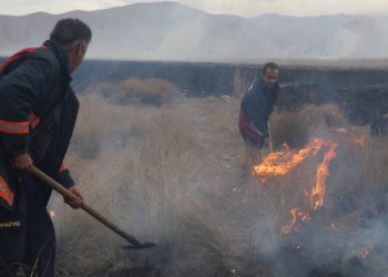 Kuş Cenneti’ndeki yangın devam ediyor