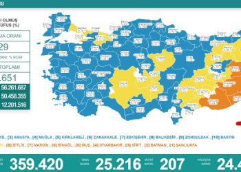 Koronadan 207 kişi daha hayatını kaybetti