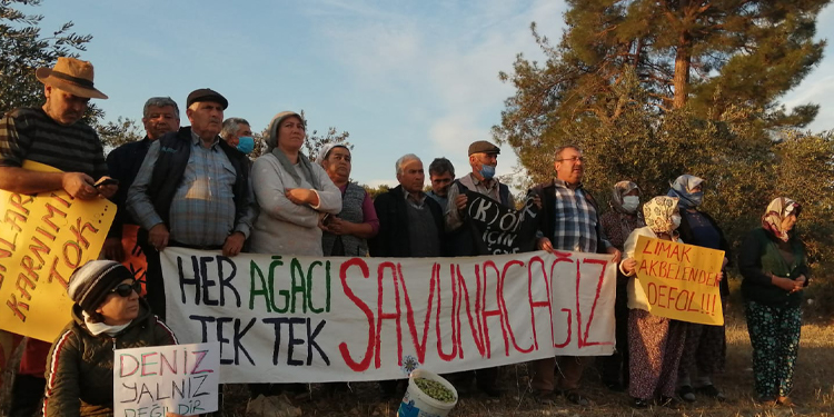İkizköylülerden ekoloji aktivisti Deniz Gümüşel’e destek İkizköylülerden ekoloji aktivisti Deniz Gümüşel’e destek