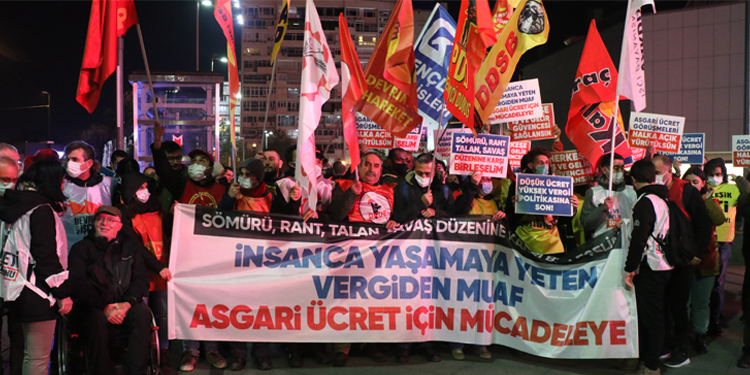 İşçi örgütlerinden asgari ücret talebi İşçi örgütlerinden asgari ücret talebi