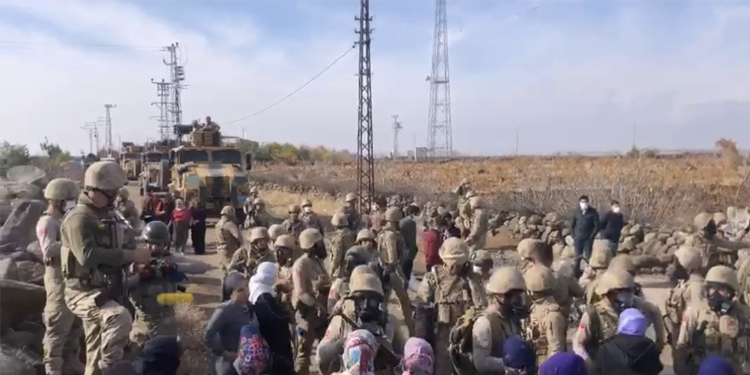 Jandarmadan köylülere müdahale Jandarmadan köylülere müdahale