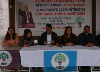Mersin’de HDP mitingine çağrı