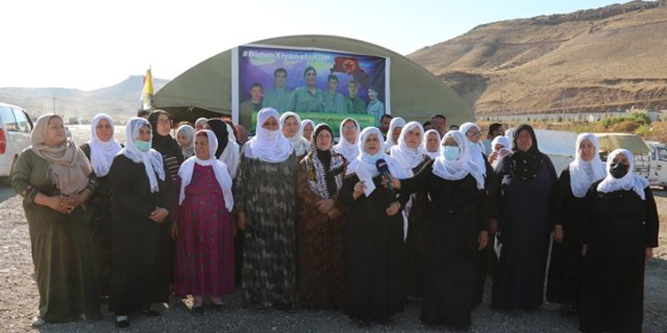 Sêmalka’da nöbet eylemi 54’üncü gününde Sêmalka’da nöbet eylemi 54’üncü gününde