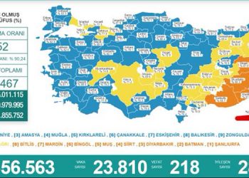 Son 24 saatte 23 bin 810 kişinin testi pozitif çıktı, 218 kişi yaşamını yitirdi
