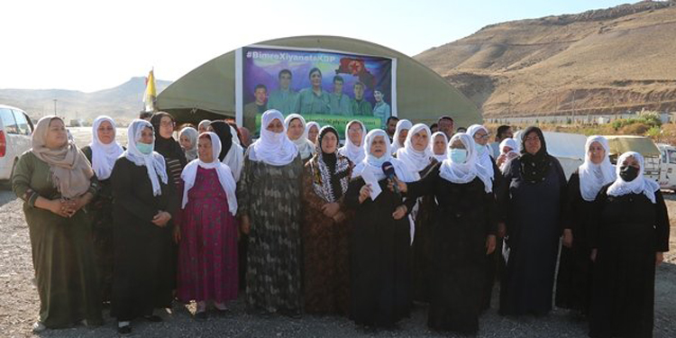 Sêmalka’da nöbet eylemi 65’inci gününde Sêmalka’da nöbet eylemi 65’inci gününde