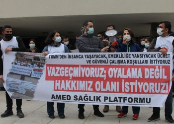 Amed Sağlık Platformu: Maaşlar emeğimizi karşılamıyor