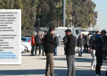 Birleşik Metal-İş açıklama yaptı, fabrika grev kırıcılığında kullandı