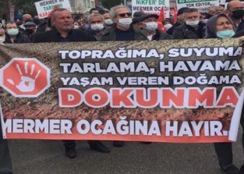 Denizli’de mermer ocağına karşı çıkan halk toplantıya izin vermedi