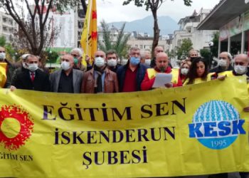İskenderun’da zam protestosu
