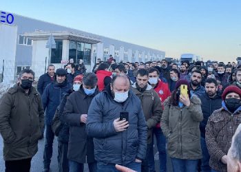 Farplas işçileri eylemde: 200 gözaltı