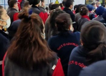 Farplas işçileri iş durdurdu