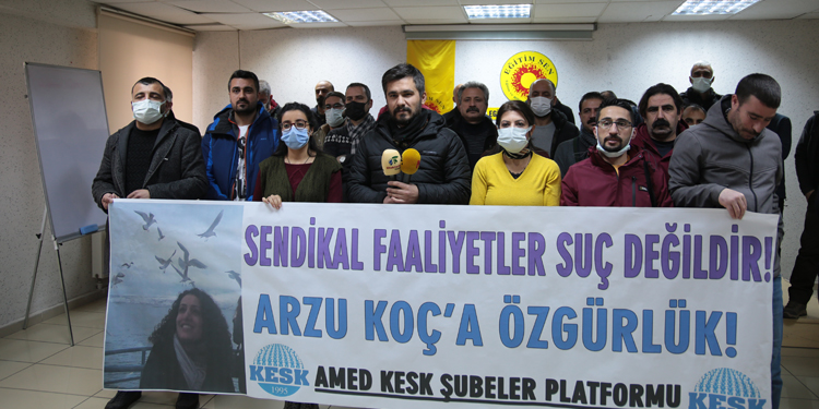KESK: Arzu Koç’u serbest bırakın KESK: Arzu Koç’u serbest bırakın