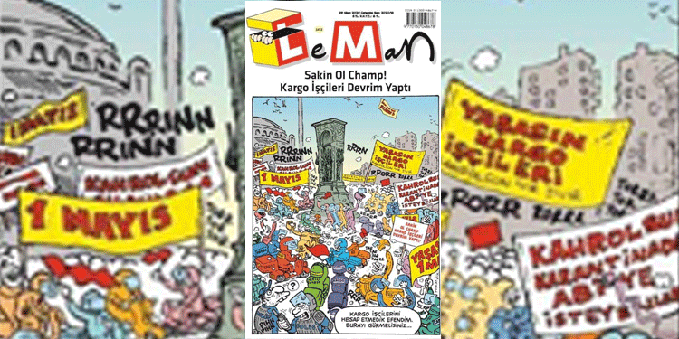 Leman’ın yeni sayısı “Kargo işçileri devrim yaptı” manşetiyle çıktı Leman’ın yeni sayısı “Kargo işçileri devrim yaptı” manşetiyle çıktı