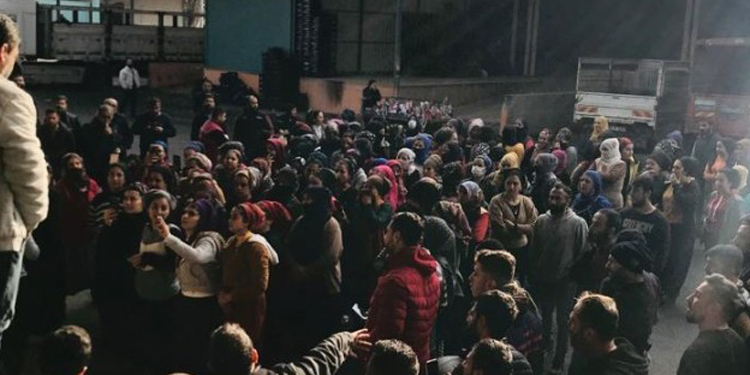 Maden işçilerinden emekli maaşlarına tepki Maden işçilerinden emekli maaşlarına tepki