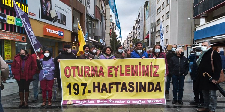 KHK eyleminin 197’nci haftasından direnen işçilere selam KHK eyleminin 197’nci haftasından direnen işçilere selam