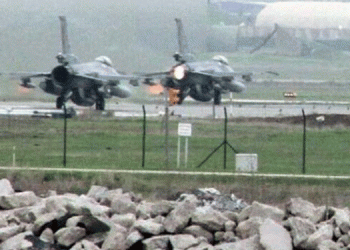 Diyarbakır’da savaş uçağı hareketliliği