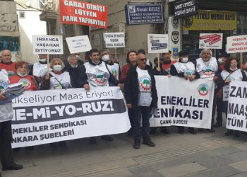 Emekliler taleplerini Meclis’e taşıyor