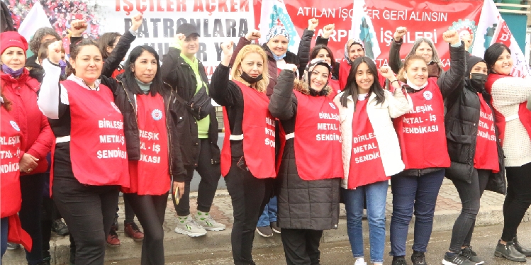 Farplas işçileri: Haklarımız için direneceğiz Farplas işçileri: Haklarımız için direneceğiz