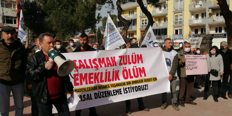 Maden işçileri kitlesel yürüyüşe hazırlanıyor Maden işçileri kitlesel yürüyüşe hazırlanıyor