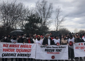 Migros işçileri gözaltına alındı