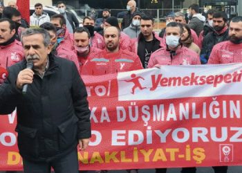 Yemeksepeti kuryelerinden 1 Mart’ta kontak kapatma çağrısı