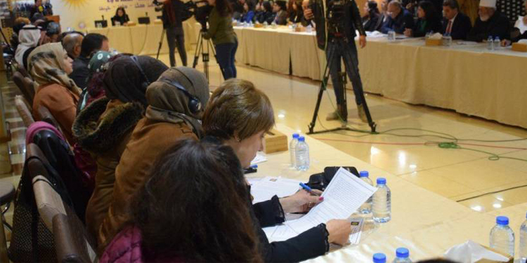 Kuzey ve Doğu Suriye Kadın Konferansı: Türkiye savaş suçu işliyor Kuzey ve Doğu Suriye Kadın Konferansı: Türkiye savaş suçu işliyor
