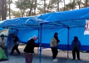 Akbelen’de çadıra izin verilmedi