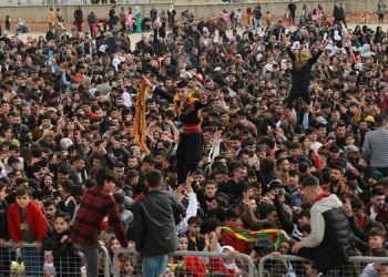 Cudi Dağı’nın eteklerinde görkemli Newroz