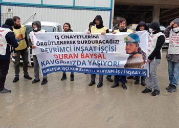 Devrimci inşaat işçisi Duran Baysal anıldı