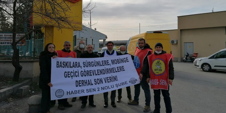 HABER-SEN’den PTT’ye çağrı: Hukuksuzluktan vazgeç HABER-SEN’den PTT’ye çağrı: Hukuksuzluktan vazgeç